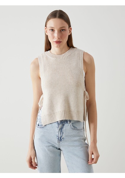 Yeni Sezon Bisiklet Yaka Kadın Triko Süveter