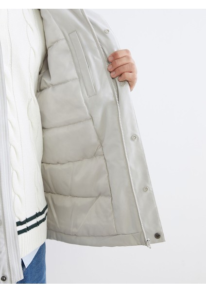 Yeni Sezon Standart Kalıp Kapüşonlu Erkek Parka fırsatları