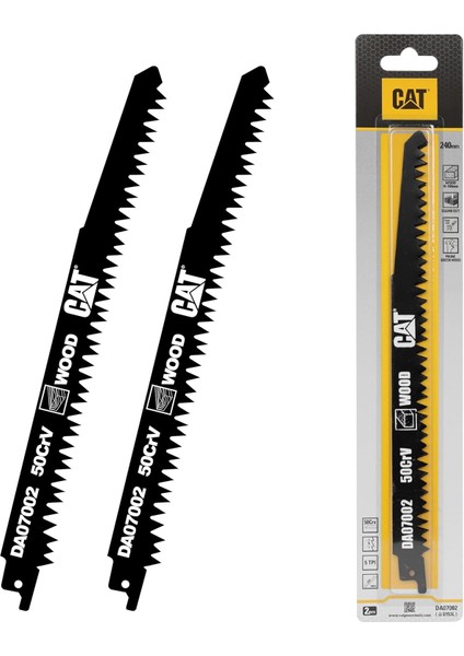 DA07002 240MM Profesyonel Hızlı Ahşap Kesme Tilki Kuyruğu Testere Ucu 2 Parça