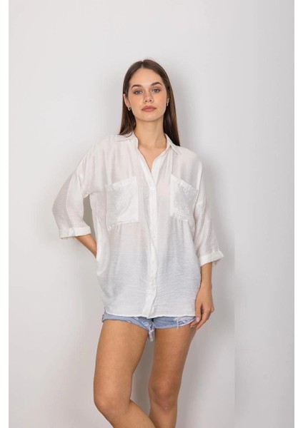 Sptrns Cepli Salaş Gömlek T1010 Beyaz (Beden: Xl) fiyatları