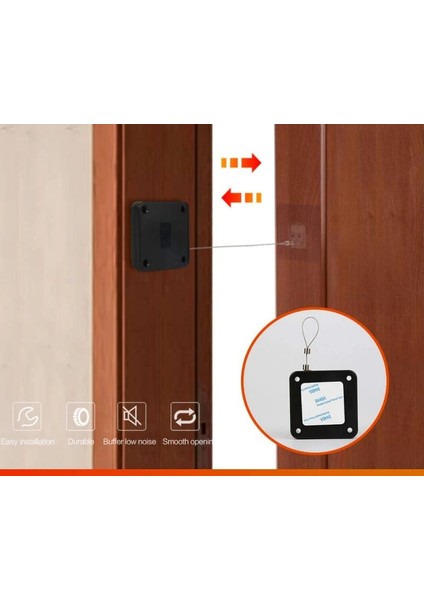 Otomatik Kapı Kapatma Aparatı + Bükülebilir Matkap Ucu Uzatma - 10 Adet Tornavida Ucu - 2li Set Z1M3 modelleri