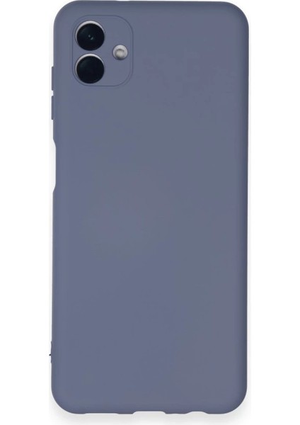 Samsung Galaxy A04 Kılıf Nano Içi Kadife Silikon - Gri