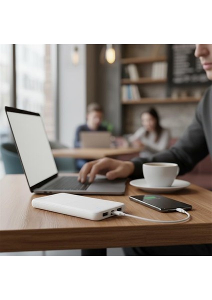 S-Link IP-G12N 10.000MAH Microusb + Type-C Beyaz Taşınabilir Pil Şarj Cihazı Powerbank fiyatları