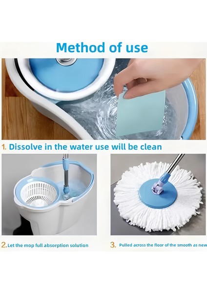 Zemin Temizleme ve Parlatma Tableti 20 Adet