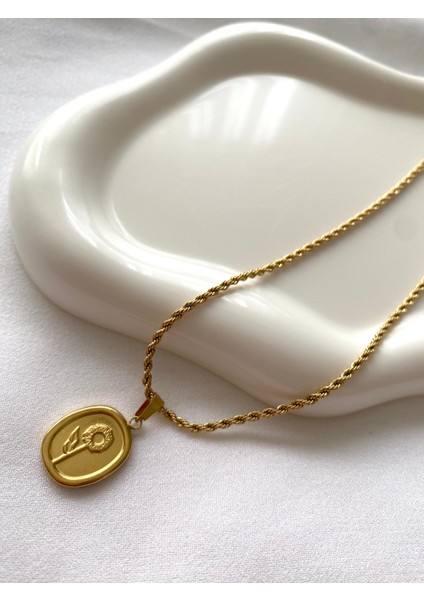 Madalyon Kolye Xupıng Kararmaz Çelik fiyatları