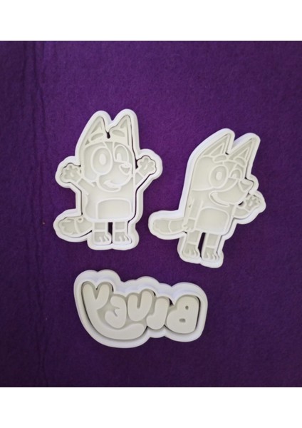 Ceresshop Bluey Kurabiye Kesici Beyaz