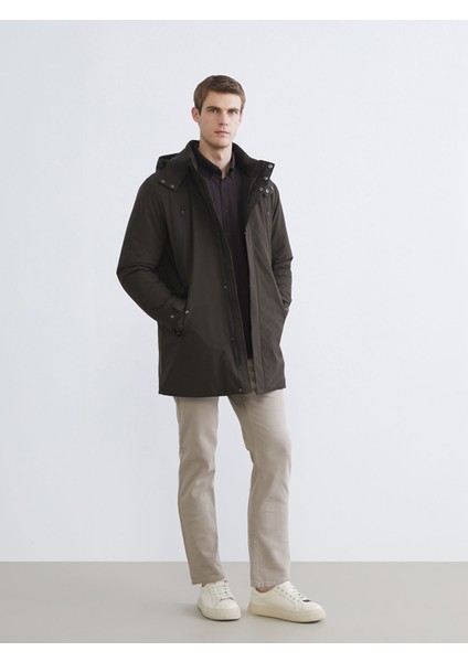 Yeni Sezon Standart Kalıp Kapüşonlu Erkek Parka fiyatları