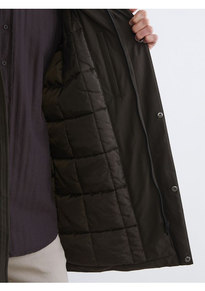 Yeni Sezon Standart Kalıp Kapüşonlu Erkek Parka fırsatları