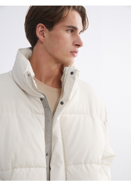 Yeni Sezon Rahat Kalıp Dik Yaka Erkek Şişme Mont modelleri