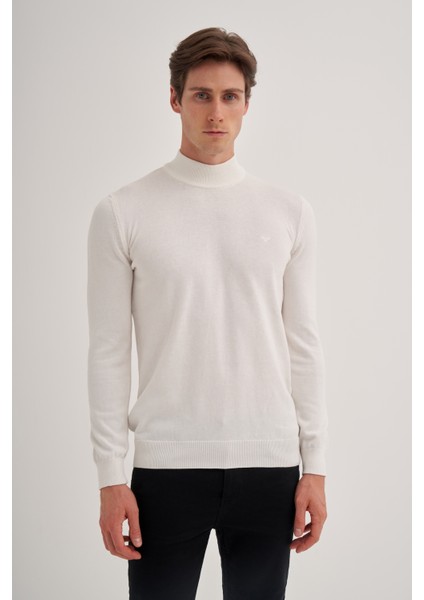 Caz 36030 Yarım Balıkçı Pamuk Erkek Triko Kazak