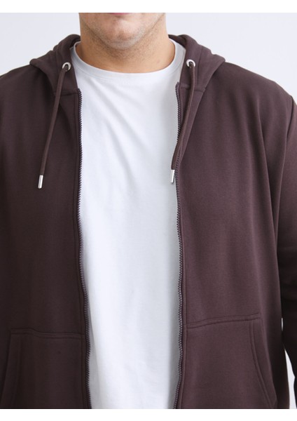 Yeni Sezon Büyük Beden Kapüşonlu Erkek Kalın Fermuarlı Sweatshirt modelleri