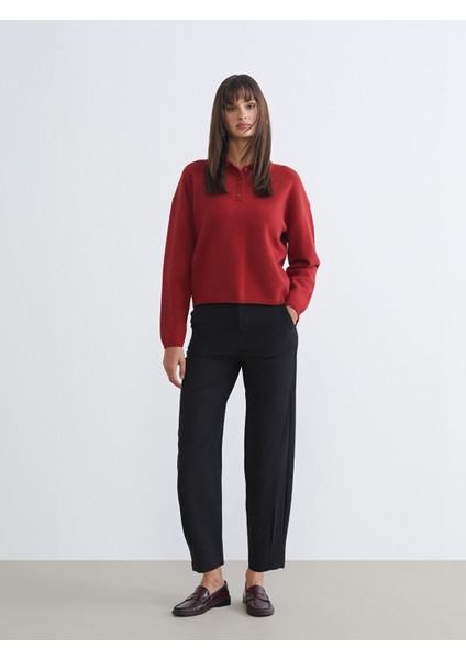 Yeni Sezon Havuç Kesim Kadın Pantolon