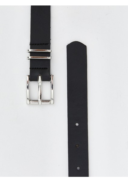 Yeni Sezon Deri Görünümlü Kadın Kemer 2'li modelleri