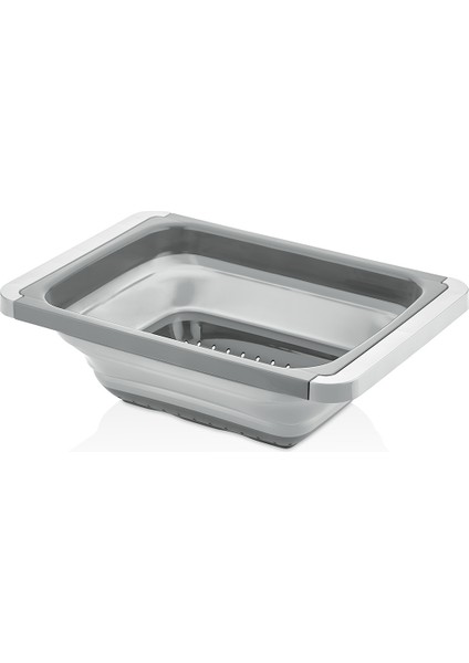 Katlanır Süzgeç Qlux Bpa Içermez Evye Uyumlu Süzgeç Ev Kamp Karavan Süzgeç L-00852