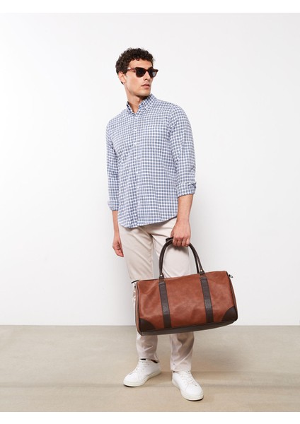 Yeni Sezon Regular Fit Uzun Kollu Ekose Erkek Gömlek