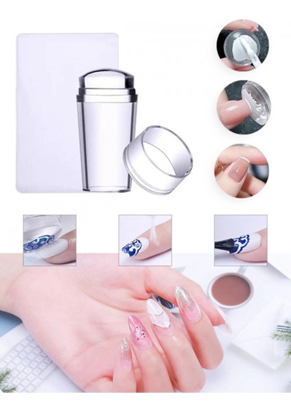 Oje Baskısı Için Silikon Başlıklı Transfer Dizayn Baskı Aparatı