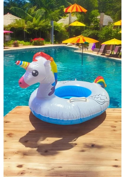 Çocuk Yüzme Simidi, Pvc Malzeme, 2-6 Yaş, 20-30 Kg, Sevimli Desenli