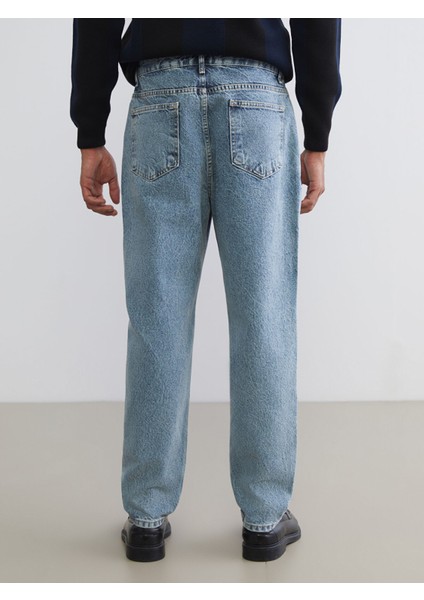 Yeni Sezon 800 Balloon Fit Erkek Jean Pantolon fırsatları