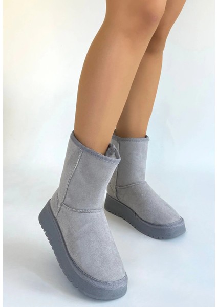 Yzlal Sophia Gri Süet Bot (Numara: 39)