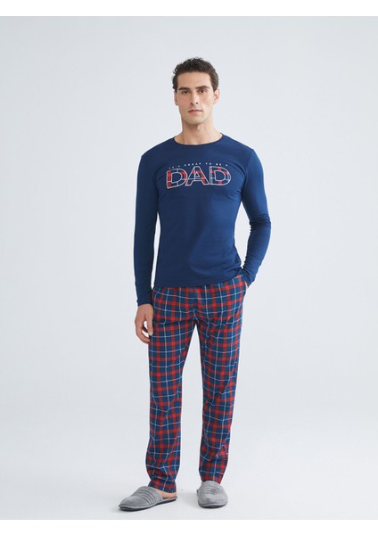 Yeni Sezon Standart Kalıp Erkek Pijama Takımı