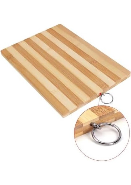 Askılı Bambu Kesme Tahtası, Çok Amaçlı Doğrama Tahtası, Et, Balık, Ekmek, Sebze Için Ahşap Kesim Panosu, Dayanıklı ve Şık Mutfak Ürünü (22X32 Cm) modelleri