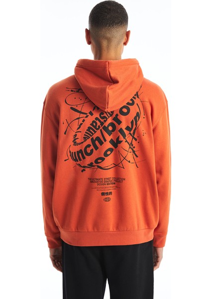 Yeni Sezon Uzun Kollu Baskılı Erkek Kalın Hoodie indirimleri