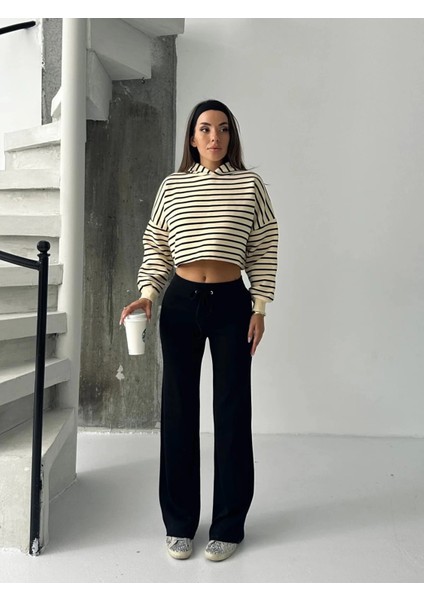 Sptrns Fit Comfort Siyah Salaş Pantolon A6011 (Beden: Standart) fırsatları