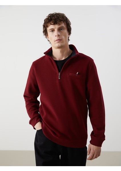 Yeni Sezon Dik Yaka Erkek Sweatshirt