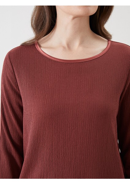 Yeni Sezon Bisiklet Yaka Kadın Tişört modelleri