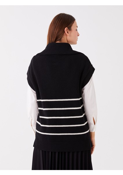 Yeni Sezon Gömlek Yaka Çizgili Oversize Kadın Triko Süveter fırsatları