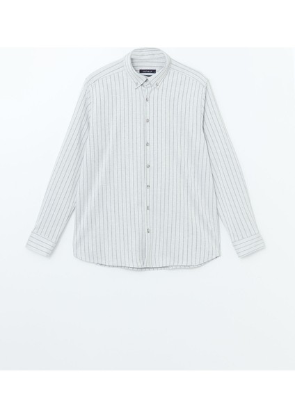 Yeni Sezon Regular Fit Uzun Kollu Poplin Erkek Gömlek indirimleri