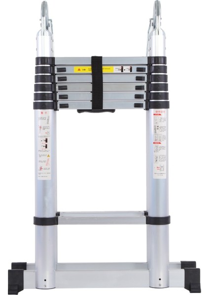 Teleskopik Alüminyum A Tipi Merdiven | 6+6, 7+7, 8+8 Basamak Açılır Uzayan Kaymaz Güvenli