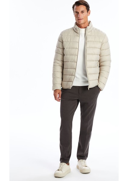 Yeni Sezon Standart Kalıp Dik Yaka Erkek Şişme Mont fiyatları