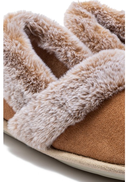 Niki Kadın Ev Ayakkabısı Koyu Bej 37/41 modelleri