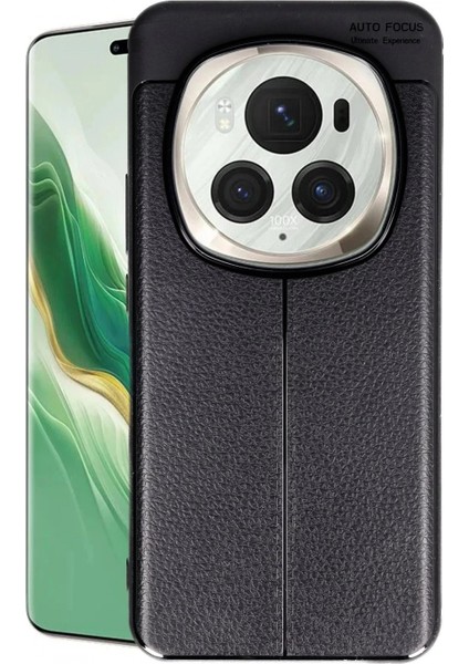 Huawei Honor Magic 6 Pro Kılıf Auto Focus Kapak - Siyah