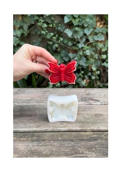 Concept Kelebek Tekli Mum Kalıbı (Silikon) modelleri