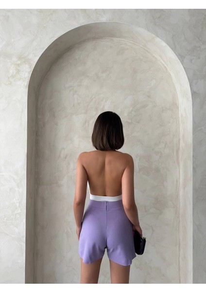 Sptrns Kapaklı Şort Etek Lila S208 (Beden: L) fiyatları