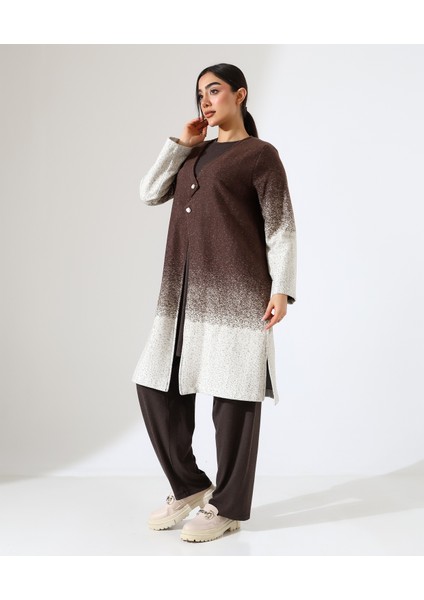 Düğme Kapama Örme Ceket Üç Parça Takım fiyatları