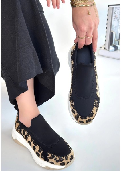 Yzlal Kendy Leopar Süet Spor Ayakkabı (Numara: 37) fiyatları