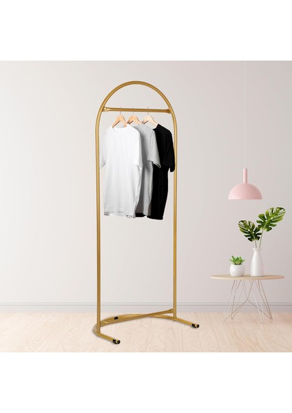 Dilsiz Uşak Butik Stil Oval Konfeksiyon Askılığı Siyah Renk Askılık Siyah Ayaklı Askılık Kıyafet Askılığı