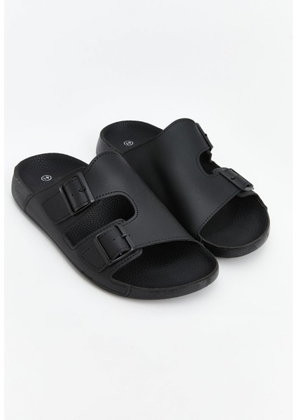 Yeni Sezon Deri Görünümlü Erkek Terlik