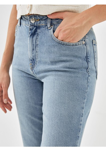 Yeni Sezon Mom Fit Kadın Jean Pantolon modelleri