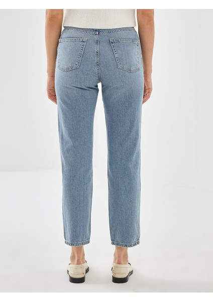 Yeni Sezon Mom Fit Kadın Jean Pantolon fırsatları