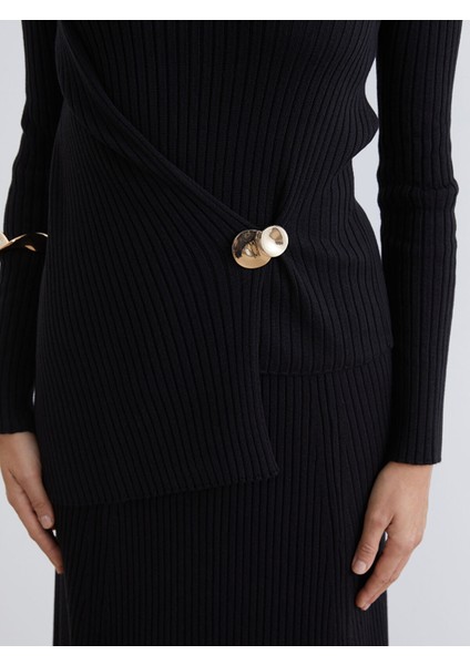 Yeni Sezon Yarım Balıkçı Yaka Kadın Triko Kazak modelleri