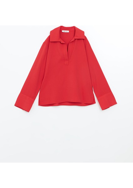 Yeni Sezon Gömlek Yaka Kadın Bluz indirimleri