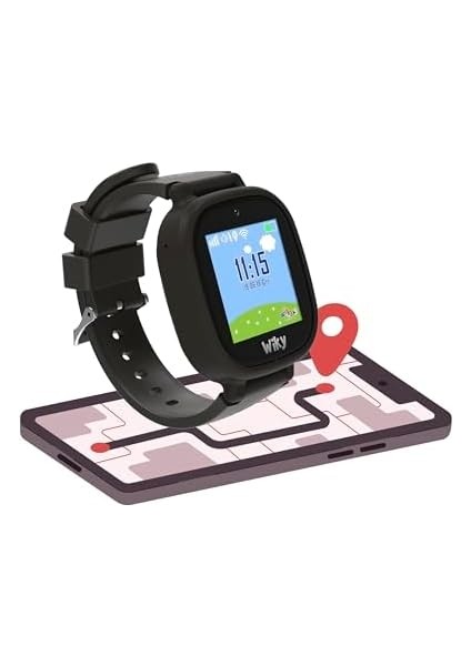 5e Esim'li Akıllı Çocuk Saati Görüntülü ve Sesli Arama, Gps, Sos, Konum Takibi (Turkcell Esım) - Siyah (Siyah) modelleri