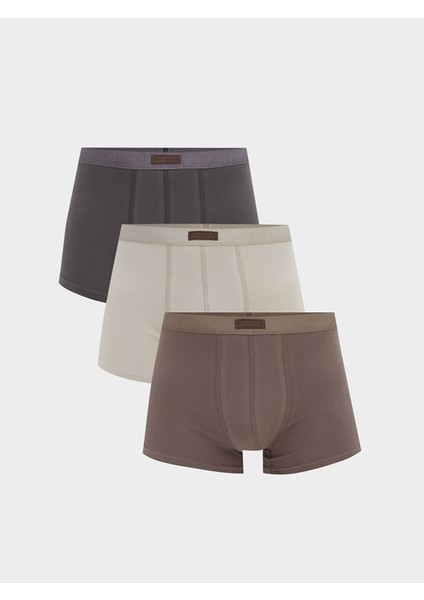 Yeni Sezon Standart Kalıp Erkek Boxer 3'lü