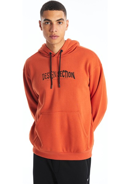 Yeni Sezon Uzun Kollu Baskılı Erkek Kalın Hoodie fırsatları