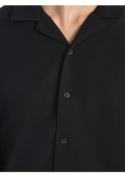 Yeni Sezon Regular Fit Uzun Kollu Erkek Dokulu Gömlek modelleri