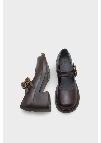 Çift Tokalı Mary Jane Kadın Ayakkabı